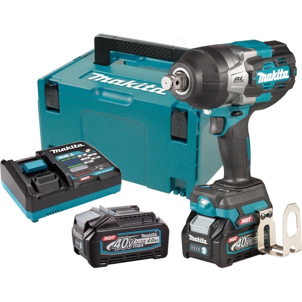 Makita TW001GM201 XGT ® Akumuliatorinis smūginis veržliasukis  (40V 2 x 4.0Ah)