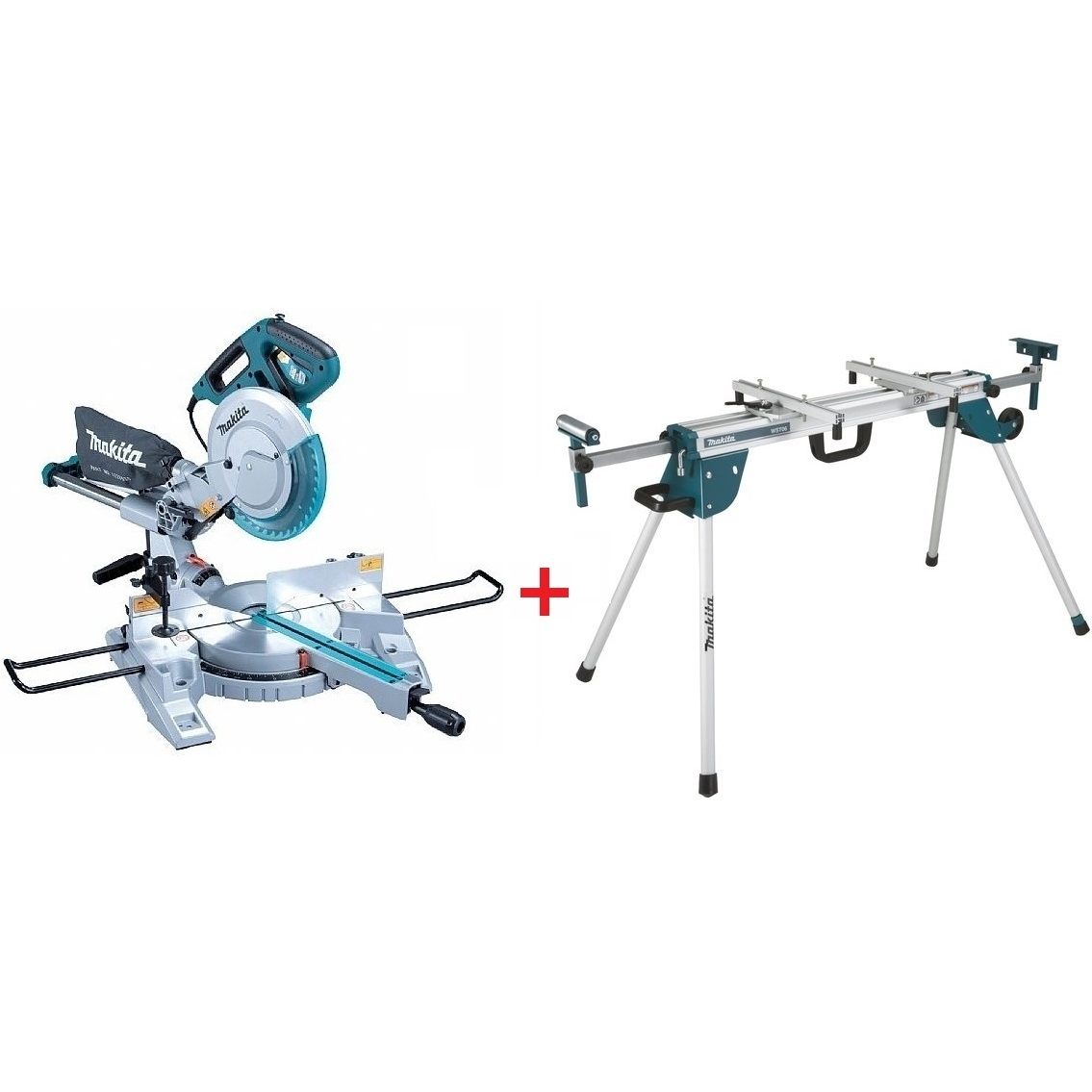 Makita LS1018LN skersavimo pjūklas + MAKITA WST06 UNIVERSALUS PJŪKLO STOVAS