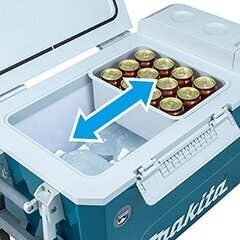 Makita CW002GZ XGT ® 40V Max Akumuliatorinis šaldiklis, šaldytuvas-šildytuvas (be akumuliatoriaus ir kroviklio) 3
