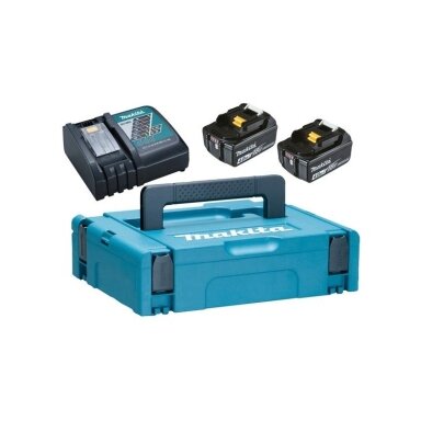 Makita 18v komplektas 2 x 4Ah + įkroviklis DC18RC (197494-9) Makita 18v komplektas 2 x 4Ah + įkroviklis DC18RC (197494-9)