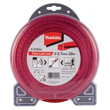Makita 2,7MM X 30M Ovalinės spiralės valas (E-01834) Makita 2,7MM X 30M Ovalinės spiralės valas (E-01834)