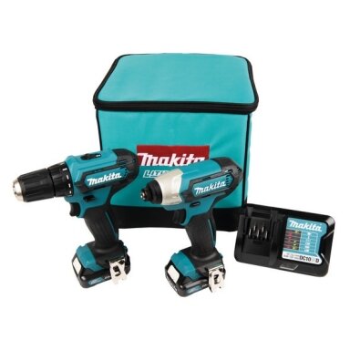 Makita CLX224A Įrankių rinkinys (DF333D + TD110D) Makita CLX224A Įrankių rinkinys (DF333D + TD110D)