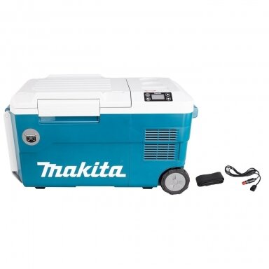 Makita CW001GZ XGT Akumuliatorinis šaldiklis-šildytuvas su automobiliniu adapteriu 12/24V (40V /18V be akumuliatoriaus ir kroviklio)