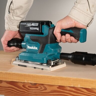 Makita DBO380Z  Akum ekscentrinis šlifuoklis (18V be akumuliatorių ir kroviklio)