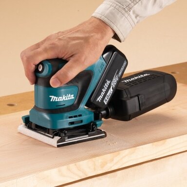 Makita DBO481Z  Akum ekscentrinis šlifuoklis (18V be akumuliatorių ir kroviklio)