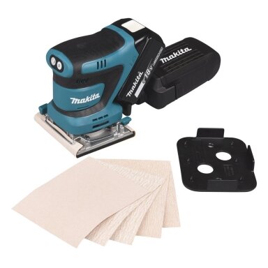 Makita DBO482Z  Akum ekscentrinis šlifuoklis (18V be akumuliatorių ir kroviklio)