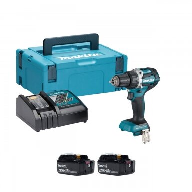 Makita DDF484RGJ Akumuliatorinis suktuvas-gręžtuvas (18 V2x6.0 Ah Li-Ion.) Makita DDF484RGJ Akumuliatorinis suktuvas-gręžtuvas (18 V2x6.0 Ah Li-Ion.)