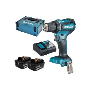 Makita DDF485RFJ Akumuliatorinis gręžtuvas (18v 2x3Ah) Makita DDF485RFJ Akumuliatorinis gręžtuvas (18v 2x3Ah)