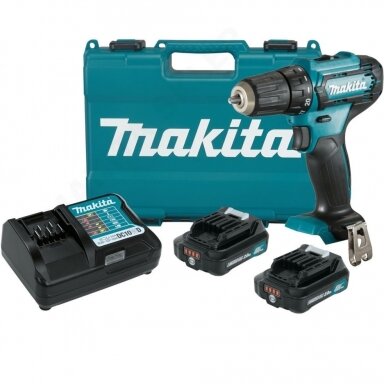 Makita DF333DWAE 12V Akumuliatorinis gręžtuvas-suktuvas. (Atnaujntas DF331DSAJ) Makita DF333DWAE 12V Akumuliatorinis gręžtuvas-suktuvas. (Atnaujntas DF331DSAJ)