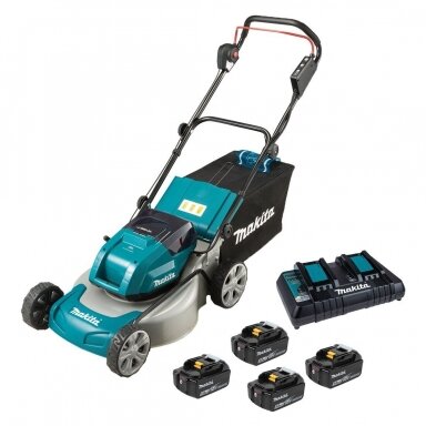 Makita DLM460PT4 Akumuliatorinė vėjapjovė (36V 2X18V LI-ION 4x5Ah akumuliatoriai) Makita DLM460PT4 Akumuliatorinė vėjapjovė (36V 2X18V LI-ION 4x5Ah akumuliatoriai)