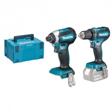 Makita DLX2289ZJ bešepetėlinių akumuliatorinių įrankių rinkinys (DDF485+DTD153) (18V be akumuliatorių ir kroviklio) Makita DLX2289ZJ bešepetėlinių akumuliatorinių įrankių rinkinys (DDF485+DTD153) (18V be akumuliatorių ir kroviklio)