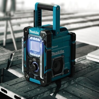 Akumuliatorinis radijas Makita DMR301, 10,8-18 V, (be akum. ir krov.) Akumuliatorinis radijas Makita DMR301, 10,8-18 V, (be akum. ir krov.)