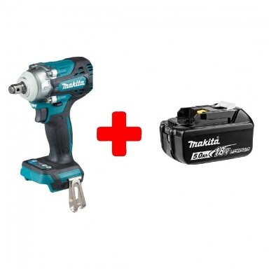 Makita DTW300T Smūginis veržliasukis (18V Li-ion 1 x 5Ah akumuliatorius) Makita DTW300T Smūginis veržliasukis (18V Li-ion 1 x 5Ah akumuliatorius)