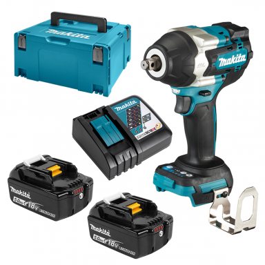 Makita DTW700RTJ Akumuliatorinis smūginis veržliasukis (18V Li-ion 2 x 5Ah akumuliatoriai) Makita DTW700RTJ Akumuliatorinis smūginis veržliasukis (18V Li-ion 2 x 5Ah akumuliatoriai)