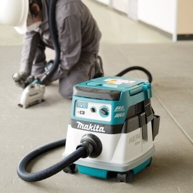 Makita DVC864LZ Akumuliatorinis siurblys Bluetooth®; (2x18 V Li-ion Be akumuliatorių ir kroviklio) Makita DVC864LZ Akumuliatorinis siurblys Bluetooth®; (2x18 V Li-ion Be akumuliatorių ir kroviklio)