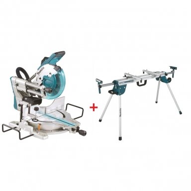 Makita LS1019L Skersinio pjovimo staklės + MAKITA DEAWST06 UNIVERSALUS PJŪKLO STOVAS