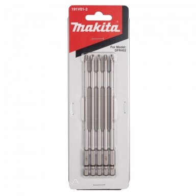 Makita PH2 x 137mm sukimo antgalis (5) (DFR452Z) Makita PH2 x 137mm sukimo antgalis (5) (DFR452Z)