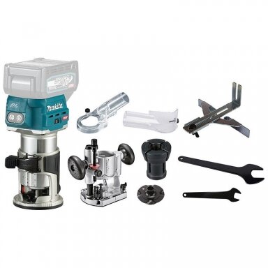 Makita RT001GZ11 Akumuliatorinis frezeris XGT ® (40V be akumuliatorių ir kroviklio) Makita RT001GZ11 Akumuliatorinis frezeris XGT ® (40V be akumuliatorių ir kroviklio)