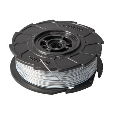 Makita Viela rišikliui DTR180. Storis 0,8mm, cinkuota elektriniu būdu, ilgis apie 100m. Dėžutėje 50vnt. 191A57-9