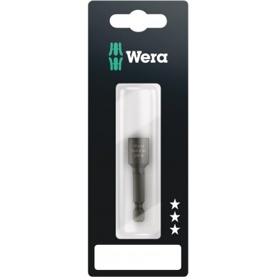 Magnetinis laikiklis šešiakampiams sraigtams 8.0 x 50mm, 869/4 M SW, blisteryje, WERA Magnetinis laikiklis šešiakampiams sraigtams 8.0 x 50mm, 869/4 M SW, blisteryje, WERA