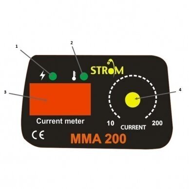SUVIRINIMO INVERTERIS MMA-200 IGBT (STMMA-200) 1 SUVIRINIMO INVERTERIS MMA-200 IGBT (STMMA-200) 1
