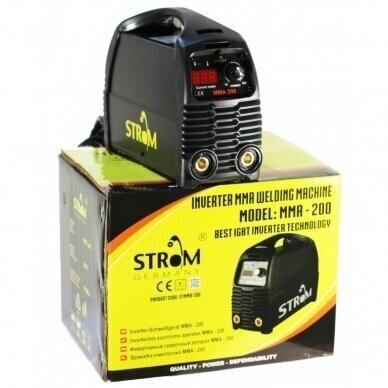 SUVIRINIMO INVERTERIS MMA-200 IGBT (STMMA-200) 2 SUVIRINIMO INVERTERIS MMA-200 IGBT (STMMA-200) 2