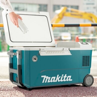 Makita CW002GZ XGT ® 40V Max Akumuliatorinis šaldiklis, šaldytuvas-šildytuvas (be akumuliatoriaus ir kroviklio) 1 Makita CW002GZ XGT ® 40V Max Akumuliatorinis šaldiklis, šaldytuvas-šildytuvas (be akumuliatoriaus ir kroviklio) 1