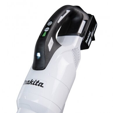 Makita DCL286FZW Akumuliatorinis LXT ® dulkių siurblys (Be akumuliatorių ir kroviklio 18V) 2