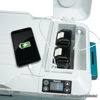 Makita DCW180Z Akumuliatorinis šaldiklis ir šildiklis (Be 18V akumuliatorių ir kroviklio) 2 Makita DCW180Z Akumuliatorinis šaldiklis ir šildiklis (Be 18V akumuliatorių ir kroviklio) 2