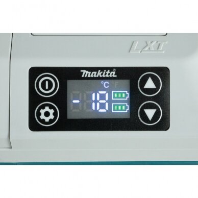 Makita DCW180Z Akumuliatorinis šaldiklis ir šildiklis (Be 18V akumuliatorių ir kroviklio) 8