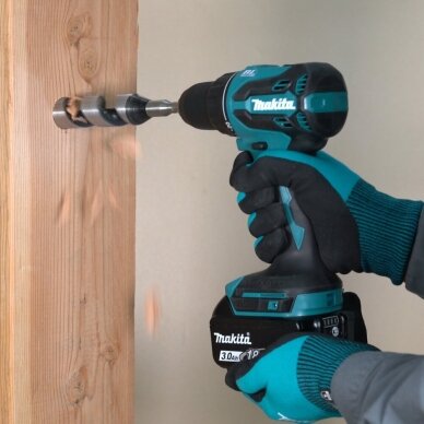 Akumuliatorinis suktuvas-gręžtuvas Makita  DDF490Z, 18V (be akum. ir krov.) 6