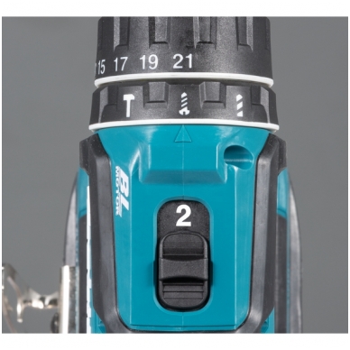 Makita DHP485RFJ Akumuliatorinis gręžtuvas (18V 2 x 3Ah akumuliatoriai) 2