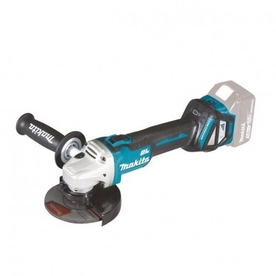 Makita DGA511RT  Akumuliatorinė kampinė šlifavimo mašina (18V + 5Ah akumuliatorius ir kroviklis DC18RC) 1