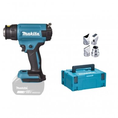 Makita DHG181ZJ Akumuliatorinis karšto oro fenas LXT ® (be akumuliatoriaus ir kroviklio) Makita DHG181ZJ Akumuliatorinis karšto oro fenas LXT ® (be akumuliatoriaus ir kroviklio)