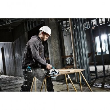 Akumuliatorinis rankinis diskinis pjūklas Makita DHS660RTJ, 18V, 2x5,0Ah 3 Akumuliatorinis rankinis diskinis pjūklas Makita DHS660RTJ, 18V, 2x5,0Ah 3