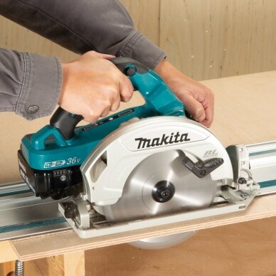 Makita DHS782Z akumuliatorinis diskinis pjūklas (2X18V LI-ION BE AKUMULIATORIŲ IR KROVIKLIO) 1 Makita DHS782Z akumuliatorinis diskinis pjūklas (2X18V LI-ION BE AKUMULIATORIŲ IR KROVIKLIO) 1