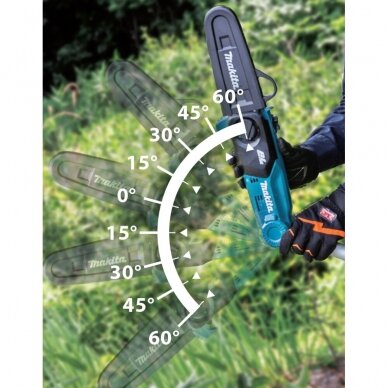 Makita DUA200Z Akumuliatorinė LXT ®  aukštapjovė (18V be akumuliatorių ir kroviklio) 14