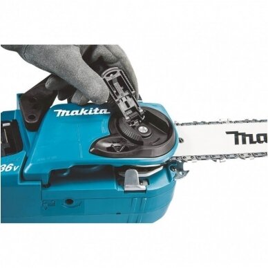Makita DUC353PT2 akumuliatorinis grandininis pjūklas, dvigubas kroviklis 2x5,0Ah 36V=2x18V 1