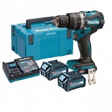Makita HP002GD201 Akumuliatorinis smūginis gręžtuvas-suktuvas XGT ® (40Vmax 2 x 2,5 Ah akumuliatoriai) Makita HP002GD201 Akumuliatorinis smūginis gręžtuvas-suktuvas XGT ® (40Vmax 2 x 2,5 Ah akumuliatoriai)