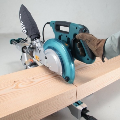 Makita LS1018LN skersavimo pjūklas + MAKITA WST06 UNIVERSALUS PJŪKLO STOVAS 2