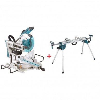 Makita LS1019L Skersinio pjovimo staklės + MAKITA DEAWST06 UNIVERSALUS PJŪKLO STOVAS