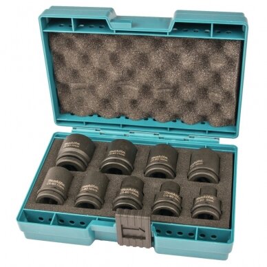 Makita Smūginių sukimo galvų komplektas 9 vnt. D-41517 Makita Smūginių sukimo galvų komplektas 9 vnt. D-41517