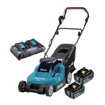 Makita DLM382CM2 Akumuliatorinė vejapjovė 38cm (36V 18x2 2x4Ah akumuliatoriai) Makita DLM382CM2 Akumuliatorinė vejapjovė 38cm (36V 18x2 2x4Ah akumuliatoriai)