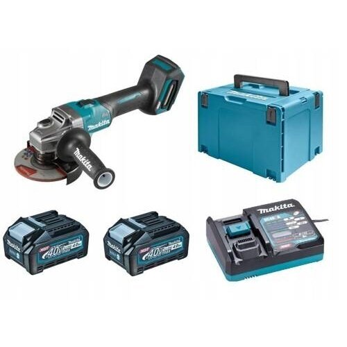 Makita GA005GM201 XGT® Kampinis šlifuoklis (40V 2 x 4Ah akumuliatoriai) Makita GA005GM201 XGT® Kampinis šlifuoklis (40V 2 x 4Ah akumuliatoriai)