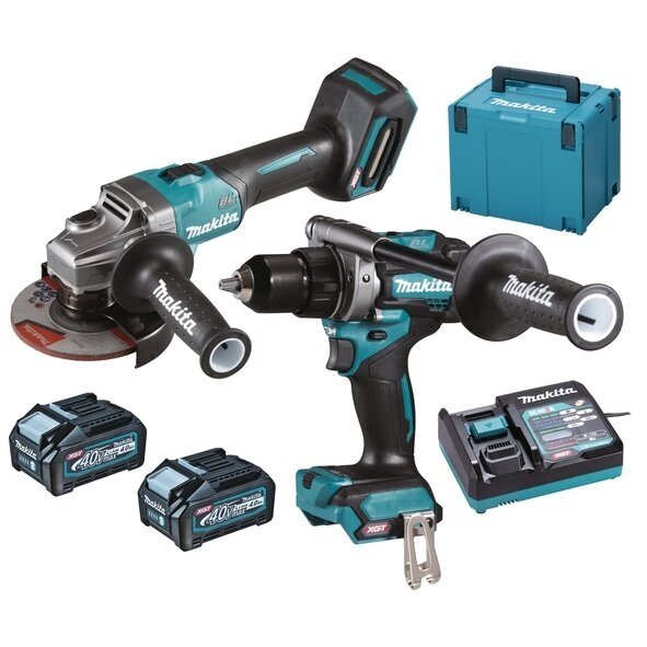 Makita DK0124G201 akumuliatorinis komplektas XGT® (40Vmax akumuliatoriai 2x4.0Ah) Makita DK0124G201 akumuliatorinis komplektas XGT® (40Vmax akumuliatoriai 2x4.0Ah)