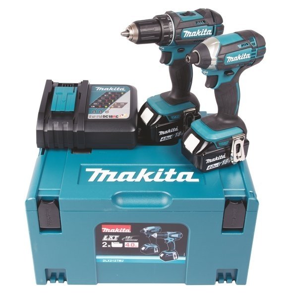 Makita DLX2127MJ akumuliatorinių įrankių rinkinys Makita DLX2127MJ akumuliatorinių įrankių rinkinys