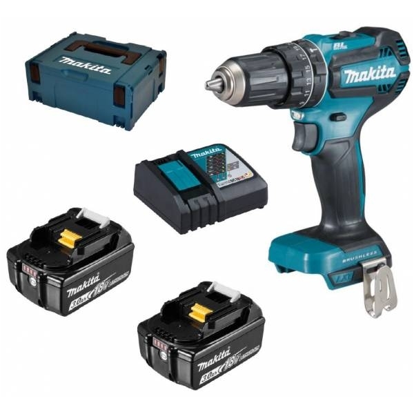Makita DHP485RFJ Akumuliatorinis gręžtuvas (18V 2 x 3Ah akumuliatoriai) Makita DHP485RFJ Akumuliatorinis gręžtuvas (18V 2 x 3Ah akumuliatoriai)