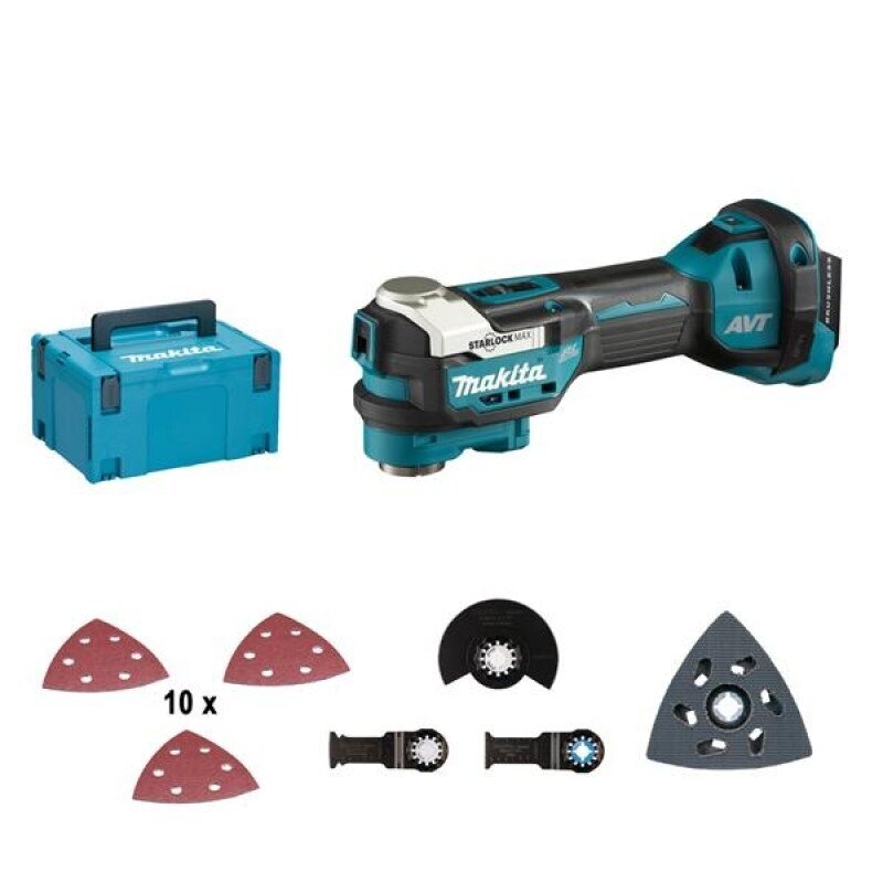 Makita DTM52ZJX4 Akumuliatorinis universalus švytuokinis įrankis (Be akumuliatorių 18V ir kroviklio) Makita DTM52ZJX4 Akumuliatorinis universalus švytuokinis įrankis (Be akumuliatorių 18V ir kroviklio)