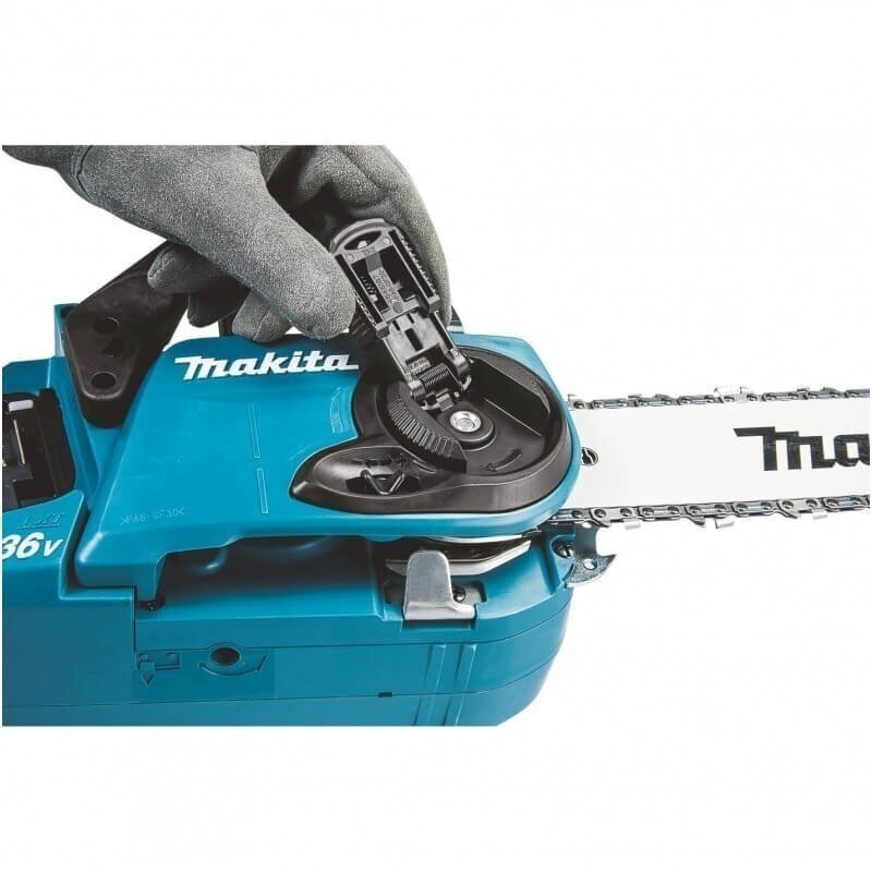 Makita DUC353PG2 akumuliatorinis grandininis pjūklas, dvigubas kroviklis 2x6,0Ah 36V=2x18V 1 Makita DUC353PG2 akumuliatorinis grandininis pjūklas, dvigubas kroviklis 2x6,0Ah 36V=2x18V 1