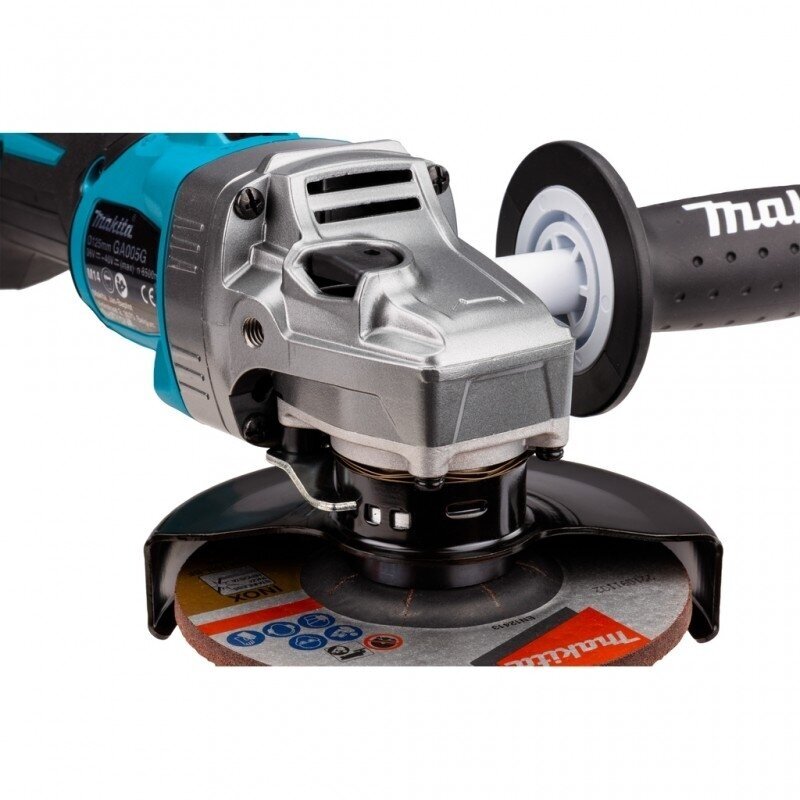 Makita GA005GM201 XGT®  Kampinis šlifuoklis (40V 2 x 4Ah akumuliatoriai) 4